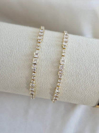 Pulsera circones cuadrados