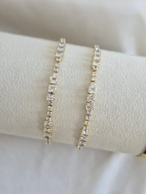 Pulsera circones cuadrados