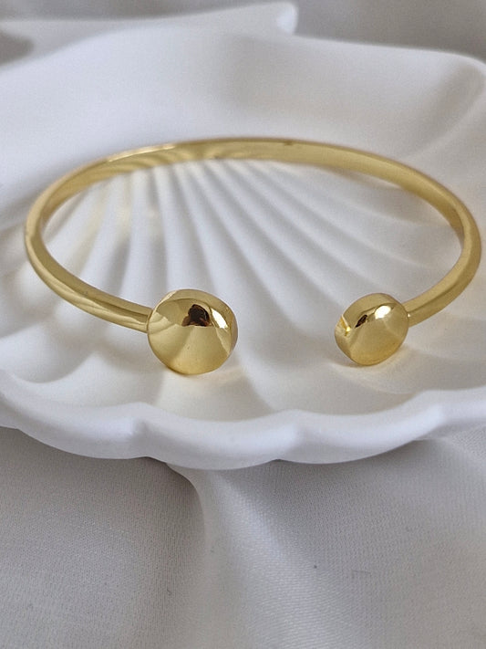 Esclava enchapada en oro 18K ajustable