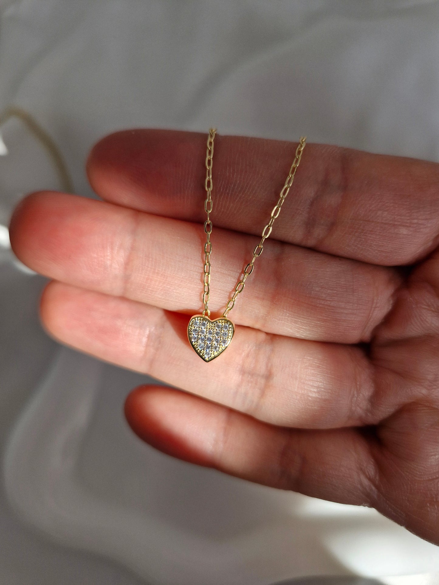 Collar dije corazón