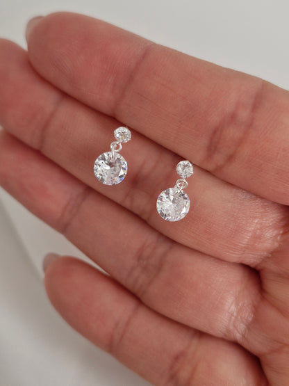 Aros colgante cristal Swarovski
