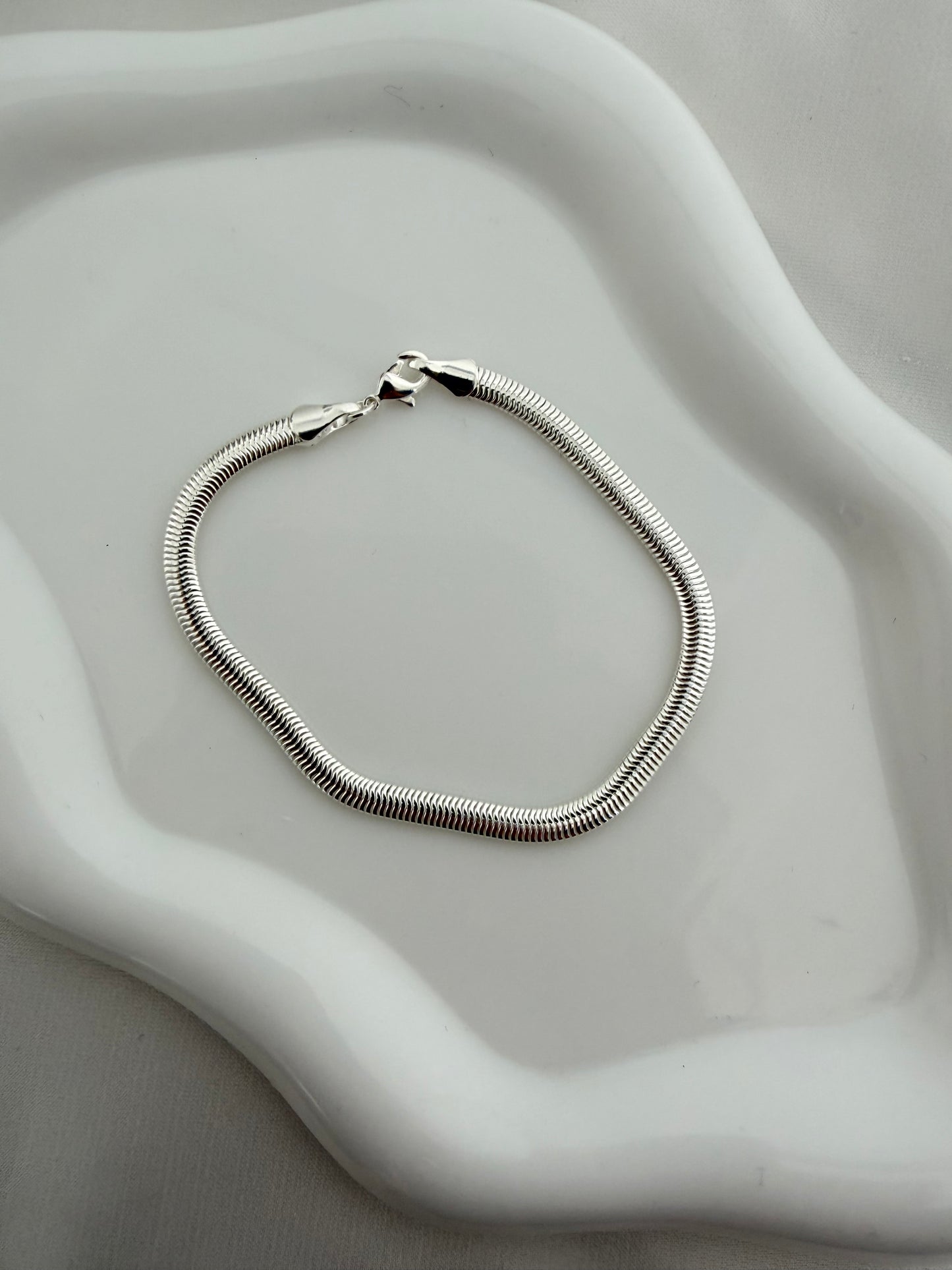 Pulsera Serpiente | Enchape en Plata 925