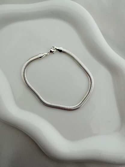 Pulsera Serpiente | Enchape en Plata 925