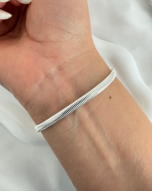 Pulsera Serpiente | Enchape en Plata 925