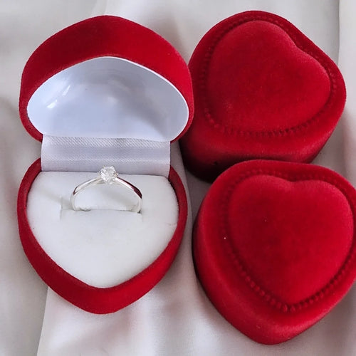 Cajita corazón para anillo