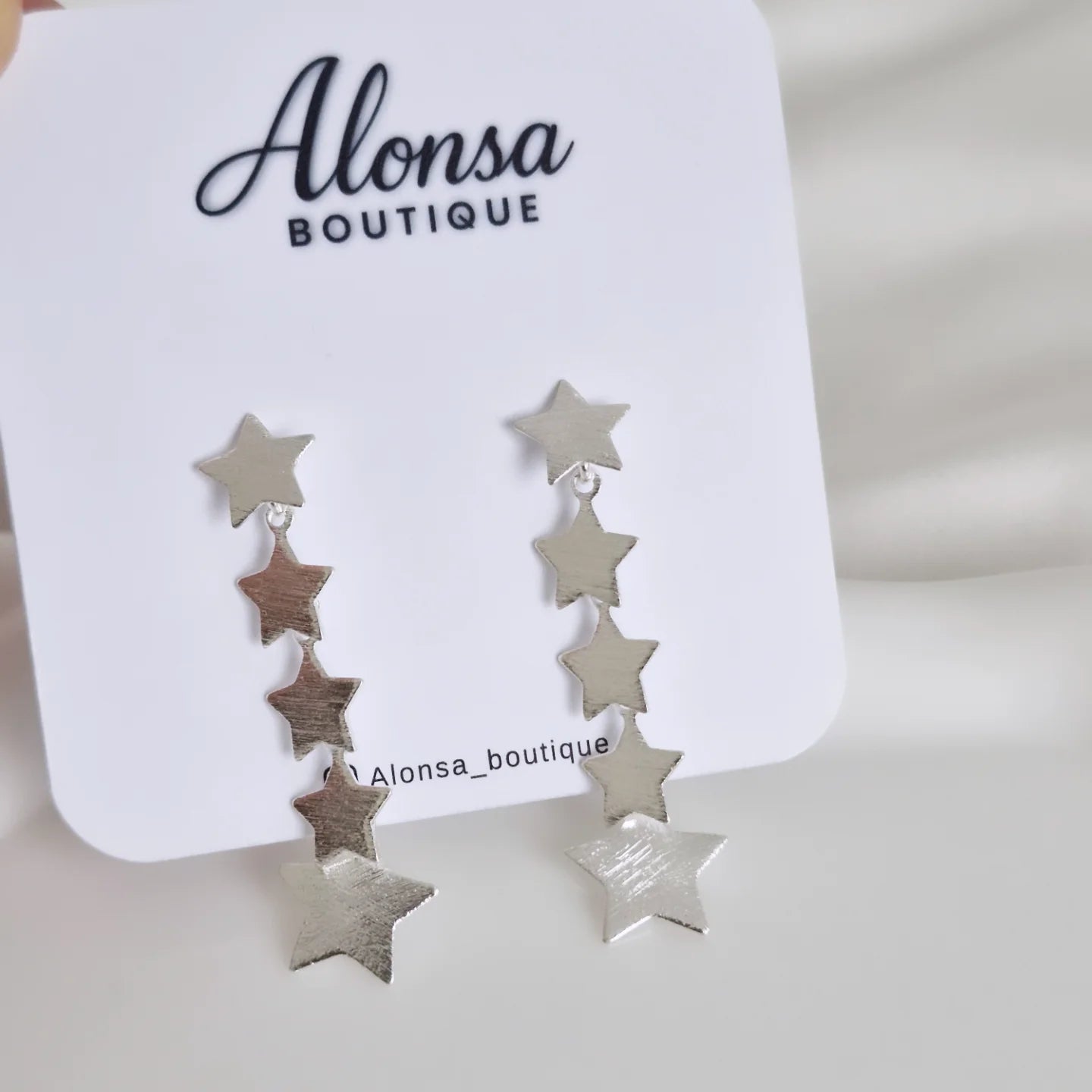 Aros cascada estrellas
