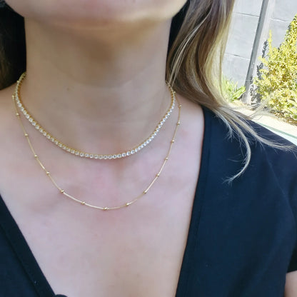 Collar veneciano bolitas