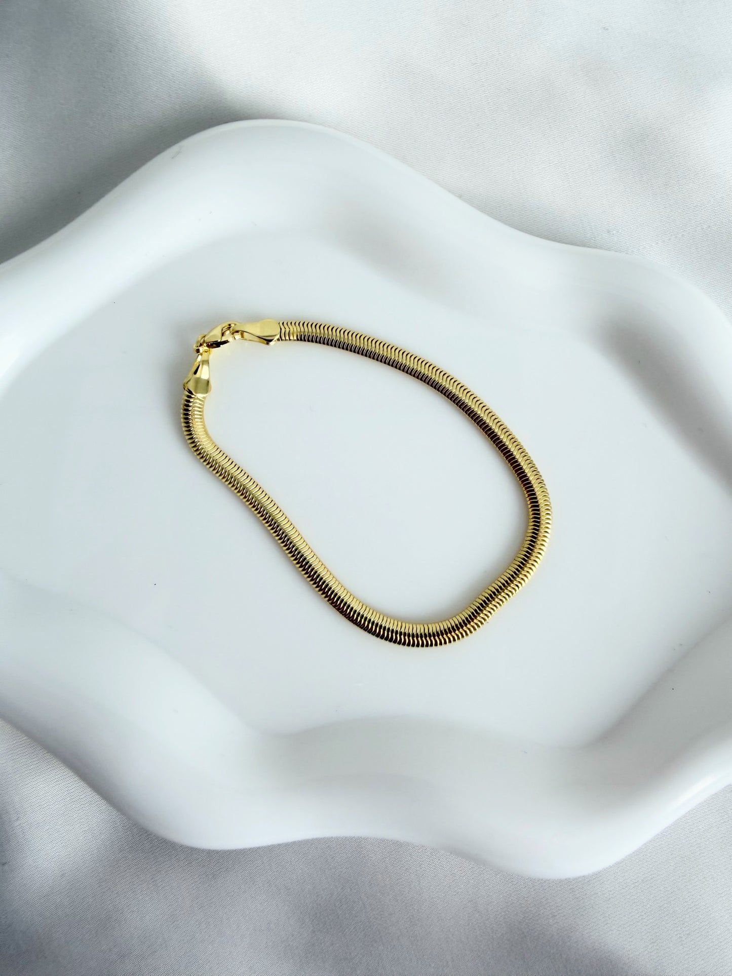 Pulsera Serpiente | Enchape en Oro 18K