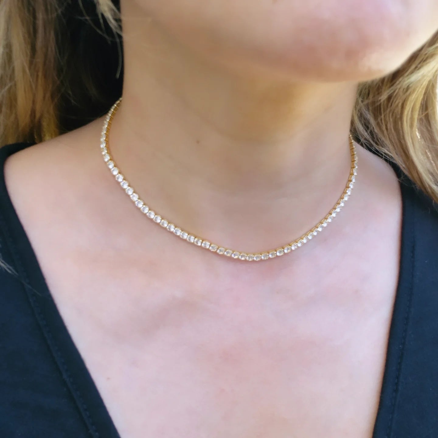 Collar cristales choker