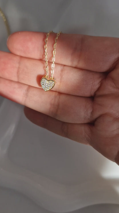 Collar dije corazón